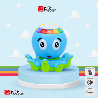 Five Star Musical Crawling Octopus - Mainan Edukatif Anak thumbnail 2