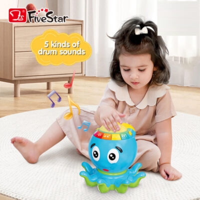 Five Star Musical Crawling Octopus - Mainan Edukatif Anak thumbnail 5