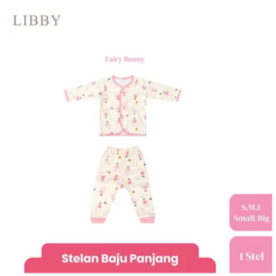 LIBBY Setelan Panjang Piyama Baju Kancing Motif Anak Perempuan (1 stel) Himawari thumbnail 2