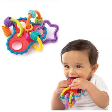Playgro Round Activity Rattle / Mainan Gigitan Teether Bayi