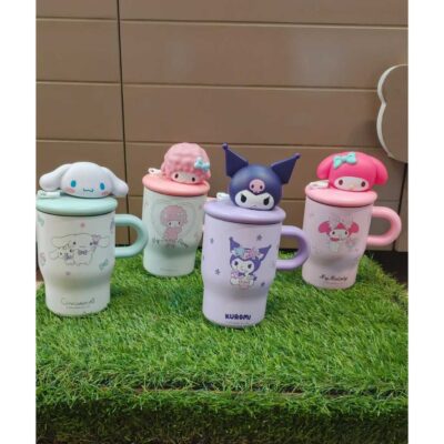 Gelas Mug Karakter Sanrio dengan Gagang & Tutup 3D – Cangkir Anak Lucu Premium Estetik (1 Pcs) thumbnail 2