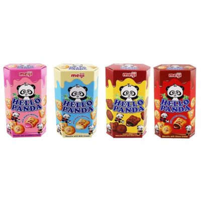Meiji Hello Panda Biscuit 45gr / makanan ringan biskuit