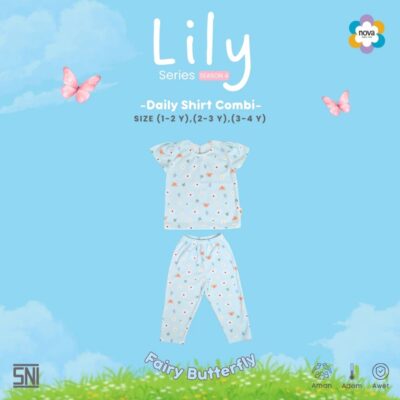 NOVA Lily Nature Series - Daily Shirt - Setelan Baju Anak Perempuan Combi 1-4 Tahun thumbnail 3