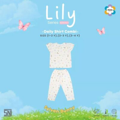 NOVA Lily Nature Series - Daily Shirt - Setelan Baju Anak Perempuan Combi 1-4 Tahun thumbnail 4