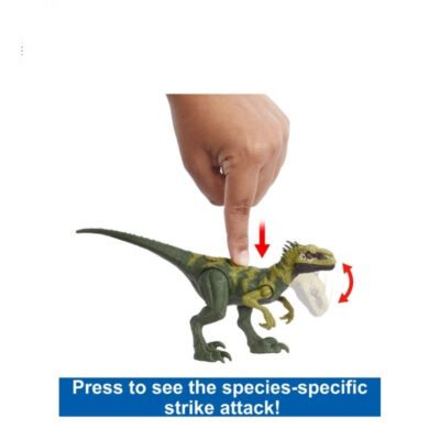 Jurassic World Dino Trackers Strike Attack Atrociraptor - Mainan Action Figure ( 1 Pcs ) thumbnail 4