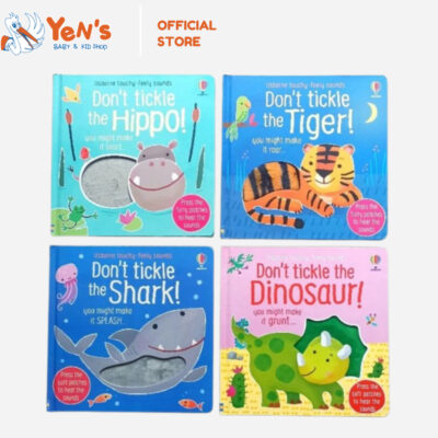 Usborne Don't Tickle - Don't Tickle the Lion / Tiger(Noisy Touch & Feel Board Sound Book)