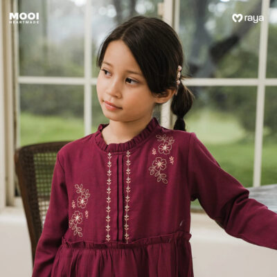 Mooi Dress Anak - Gamis Anak Perempuan Raya Collection Samaiya Gamis ( 1 PCS ) thumbnail 4