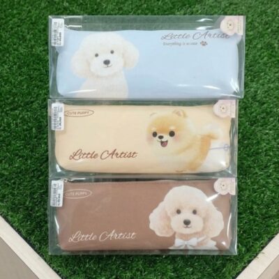 Tempat Pensil Anak & Remaja Motif / Cute Puppy Pencil Case Little Artist ( 1 Pcs)