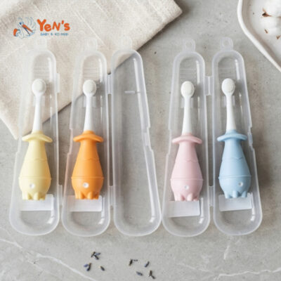 Sikat Gigi Anak Karakter Paus Lucu Bulu Halus Lembut + Kotak Penyimpanan (1 Pcs) thumbnail 3