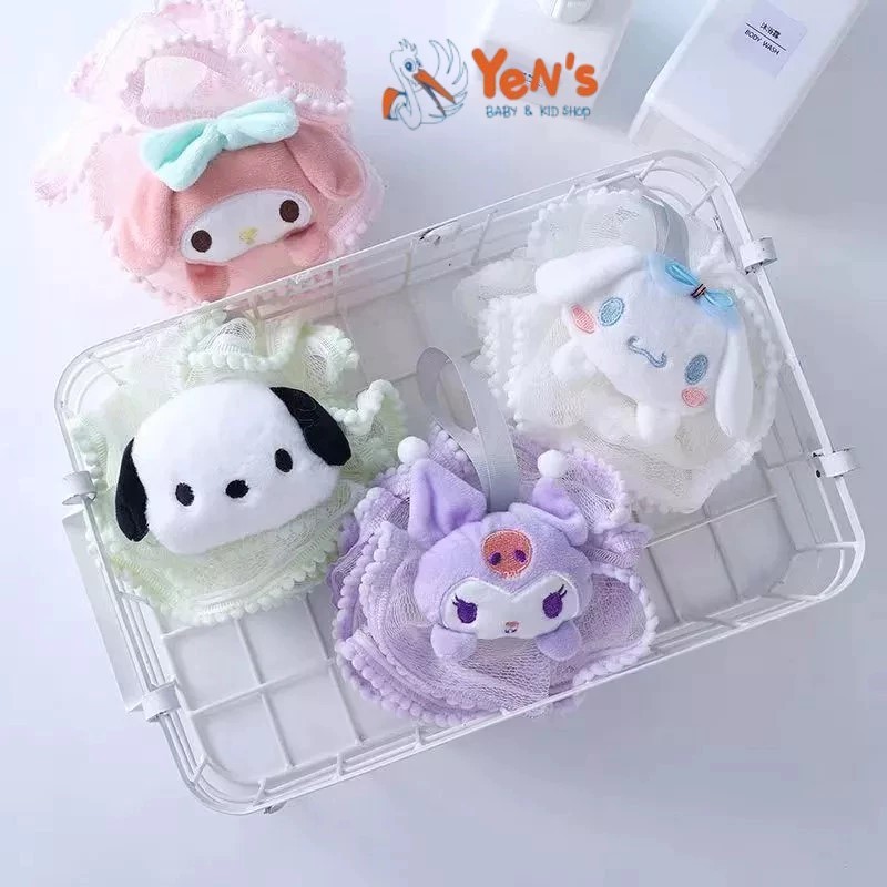 Spons Mandi Lucu Karakter SANRIO/ Showers Puff Sponge Sanrio