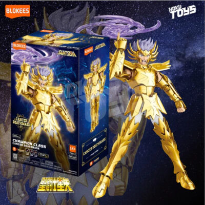 BLOKEES Action Figure Saint Seiya Champion Class Dragon Shiryu/Capricorn Shura/Cancer Deathmast thumbnail 5