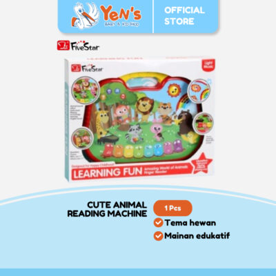 Five Star Cute Animal Reading Machine - Learning Fun Amazing World Of Animals Finger Reader thumbnail 1