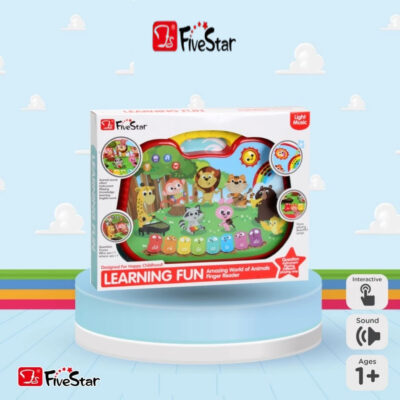 Five Star Cute Animal Reading Machine - Learning Fun Amazing World Of Animals Finger Reader thumbnail 2