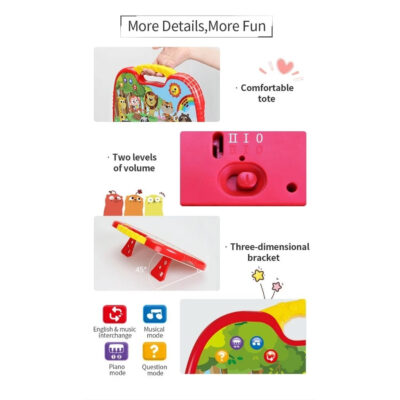 Five Star Cute Animal Reading Machine - Learning Fun Amazing World Of Animals Finger Reader thumbnail 8