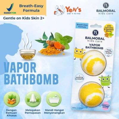 Balmoral Kids Bath Bombs Breath-Easy Aromatherapy With Surprise Toys Colorful Scent SLS Free