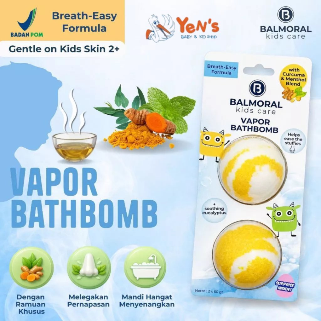 Balmoral Kids Bath Bombs Breath-Easy Aromatherapy With Surprise Toys Colorful Scent SLS Free