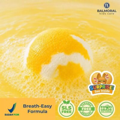 Balmoral Kids Bath Bombs Breath-Easy Aromatherapy With Surprise Toys Colorful Scent SLS Free thumbnail 6
