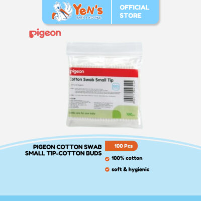 PIGEON Cotton Swab Isi 100 Pcs - Small Tip - Cotton Buds