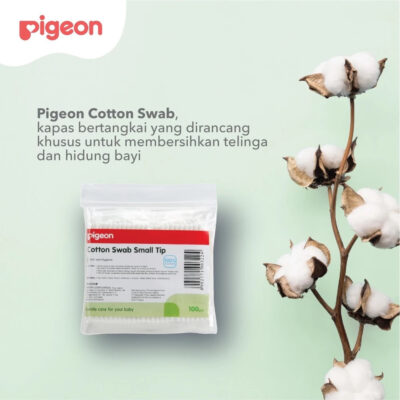 PIGEON Cotton Swab Isi 100 Pcs - Small Tip - Cotton Buds thumbnail 3