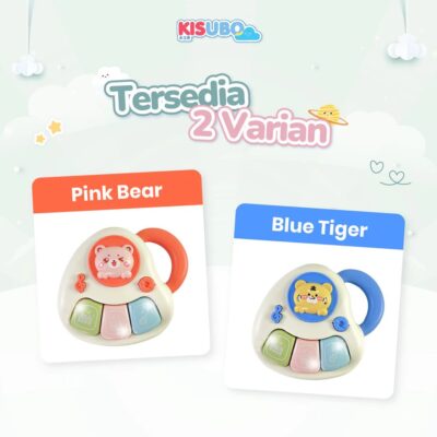 KISUBO Playful Piano | Mainan Musik Musikal Piano Anak dan Bayi | Karakter Beruang dan Harimau SNI thumbnail 2