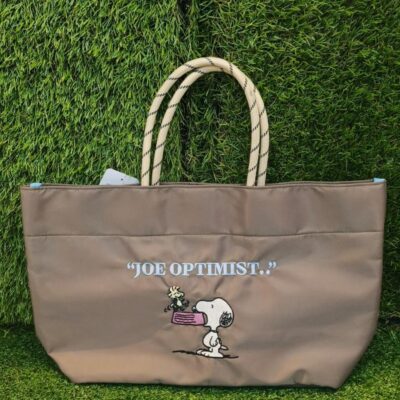 Tote Bag Parasut Snoopy Peanuts Series - Tas Jinjing Casual Minimalis Lucu thumbnail 2