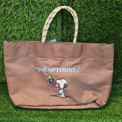 Tote Bag Parasut Snoopy Peanuts Series - Tas Jinjing Casual Minimalis Lucu thumbnail 3