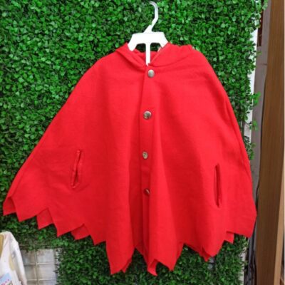 Jubah Anak Merah Hoodie Model Little Red Riding Hood / Mantel Anak Lucu