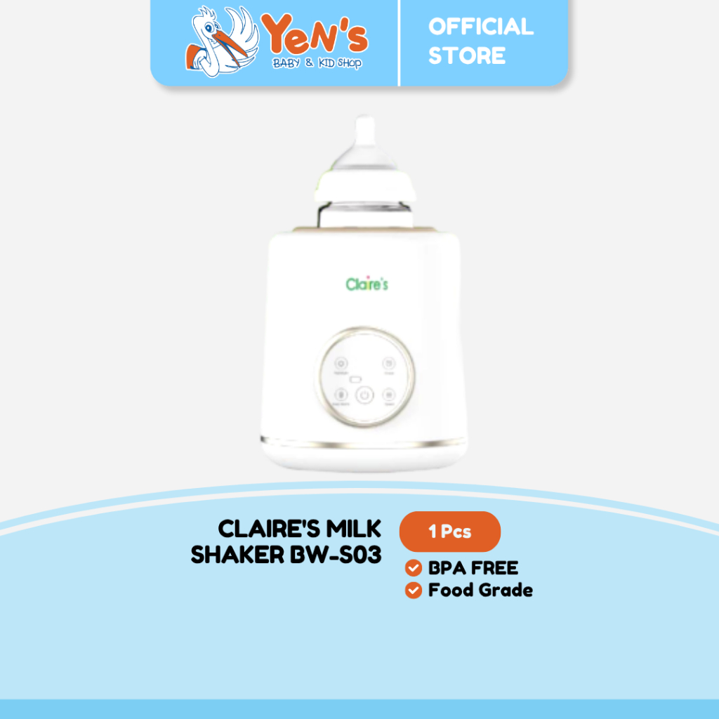 Claire's Milk Shaker Portabel BW-S03 |Alat Pengaduk Susu Bayi Anti Gumpal Kecil Praktis untuk Travel