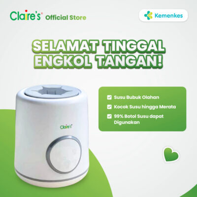 Claire's Milk Shaker Portabel BW-S03 |Alat Pengaduk Susu Bayi Anti Gumpal Kecil Praktis untuk Travel thumbnail 3