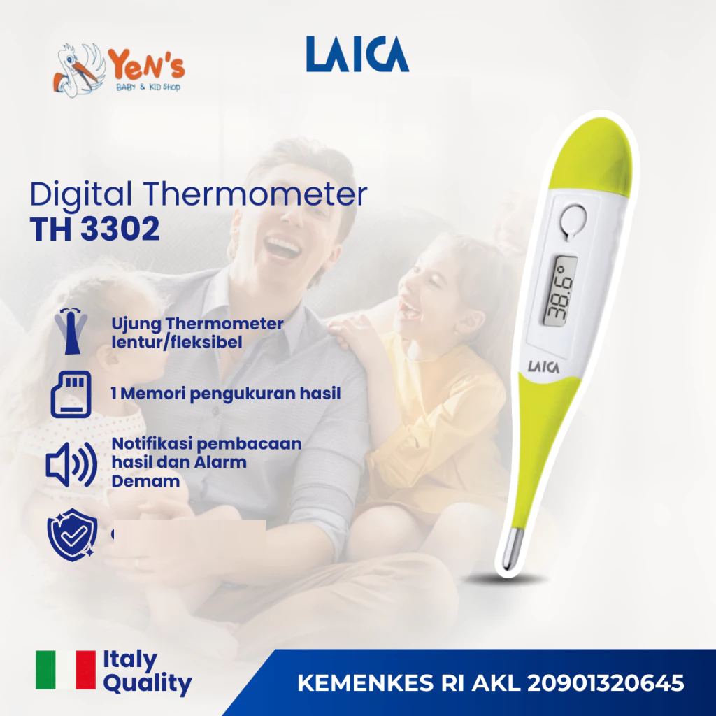 Laica TH3302 Thermometer Digital Flexible (ujung karet)