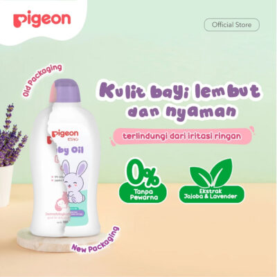 PIGEON Baby Oil With Natural & Essensial Oil 100ML thumbnail 2