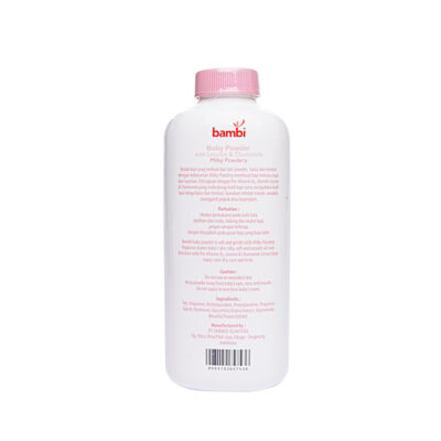 Bambi Baby Powder 250gr Bedak Bayi Tabur Kulit Normal - Sensitif thumbnail 2