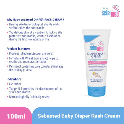 Sebamed Diaper Rash Cream 100ml thumbnail 2