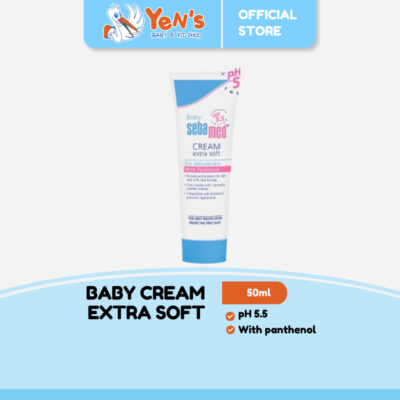 Sebamed Baby Cream Extra Soft - Krim Bayi untuk Kulit Sensitif, Eksim, dan Alergi 50ml