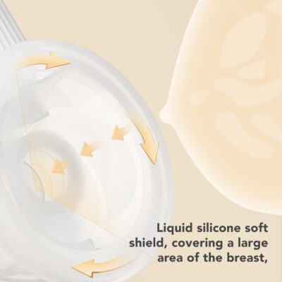 Sakumini Pompa Asi Elektrik Wearable Hands Free Breast Pump Electric White thumbnail 4