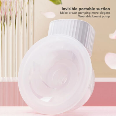 Sakumini Pompa Asi Elektrik Wearable Hands Free Breast Pump Electric White thumbnail 6