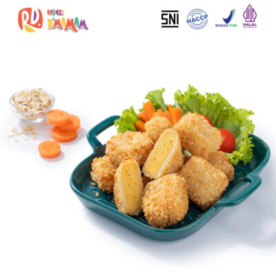 Radaza D'MAMAM Chicken Nugget with Carrot 250g No MSG Cemilan Lauk Praktis Anak MPASI BPOM & HALAL thumbnail 5