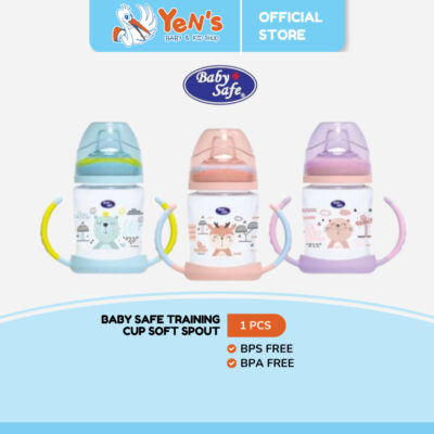 Baby Safe Training Cup Soft Spout 210ML - Botol minum anak DB06 BPA FREE