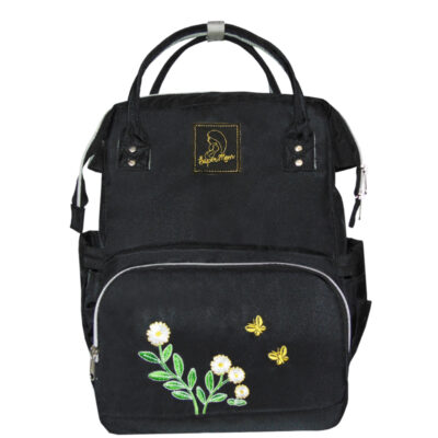 Supermom Tas Ibu Diapers Bag Tas Bayi TMB0015 - Tas Perlengkapan Bayi Motif Bunga Bordir thumbnail 2