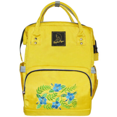 Supermom Tas Ibu Diapers Bag Tas Bayi TMB0015 - Tas Perlengkapan Bayi Motif Bunga Bordir thumbnail 3