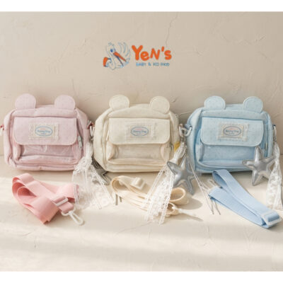 Tas Selempang Transparan Ita Bag Korea /Slingbag Karakter Lucu Pastel / Tas Bahu Perempuan ( 1 Pcs ) thumbnail 3