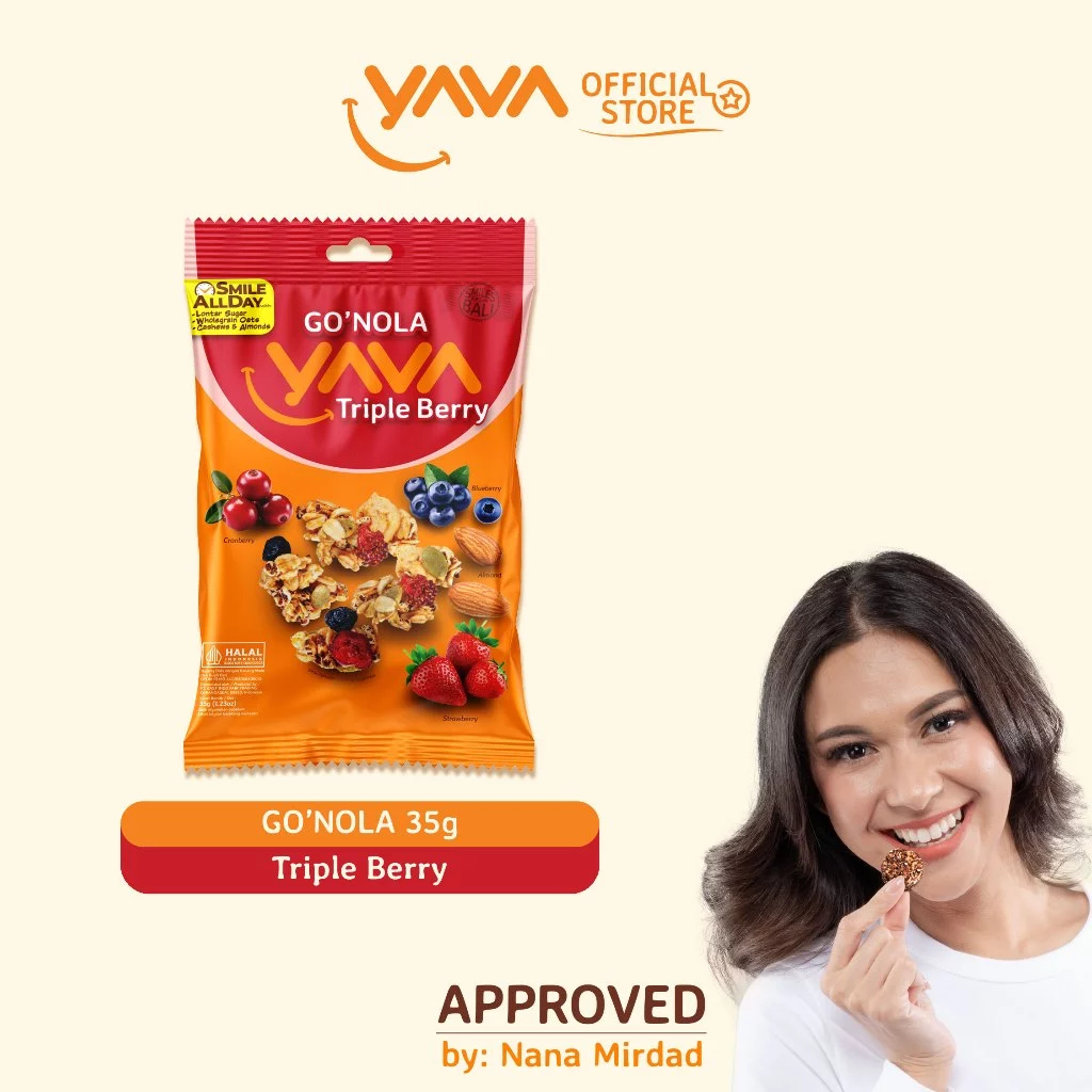 YAVA Go'Nola Chocolate Banana 35g / Triple Berry 35g