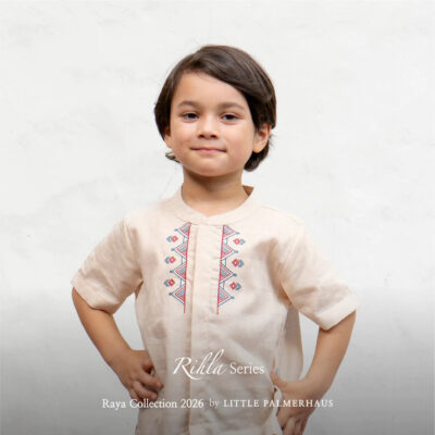 Little Palmerhaus Rihla Boy Koko Set - Setelan Baju Koko Anak Laki-laki - Baju Lebaran 2026 thumbnail 3