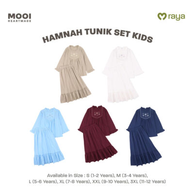 Mooi Setelan Anak Perempuan Raya Collection Hamnah Tunik Set ( 1 STEL ) thumbnail 6