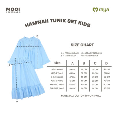Mooi Setelan Anak Perempuan Raya Collection Hamnah Tunik Set ( 1 STEL ) thumbnail 7
