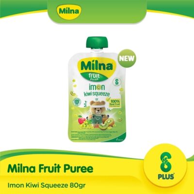 Milna Fruit Puree Imon Kiwi Squeeze / Happy Berry Squeeze / Tummy Dragon Squeeze 80G thumbnail 4