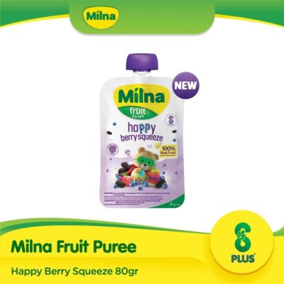 Milna Fruit Puree Imon Kiwi Squeeze / Happy Berry Squeeze / Tummy Dragon Squeeze 80G thumbnail 5