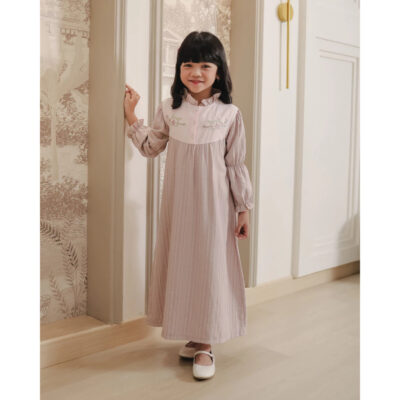 Happy Pumpkin Baju Muslim Anak Safiya Gamis - Serene - Dress Anak Perempuan (6 bulan -12 Tahun) thumbnail 3