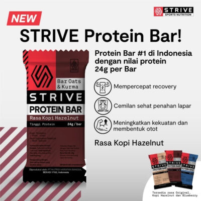 STRIVE Protein Bar - Camilan sehat penahan lapar halal thumbnail 3