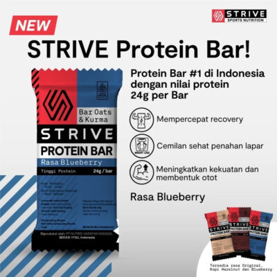STRIVE Protein Bar - Camilan sehat penahan lapar halal thumbnail 4
